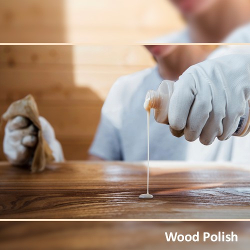 Wood Polishing in Town Hall.